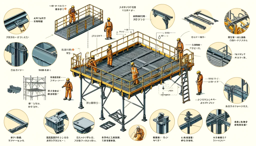 作業床の材料と構造